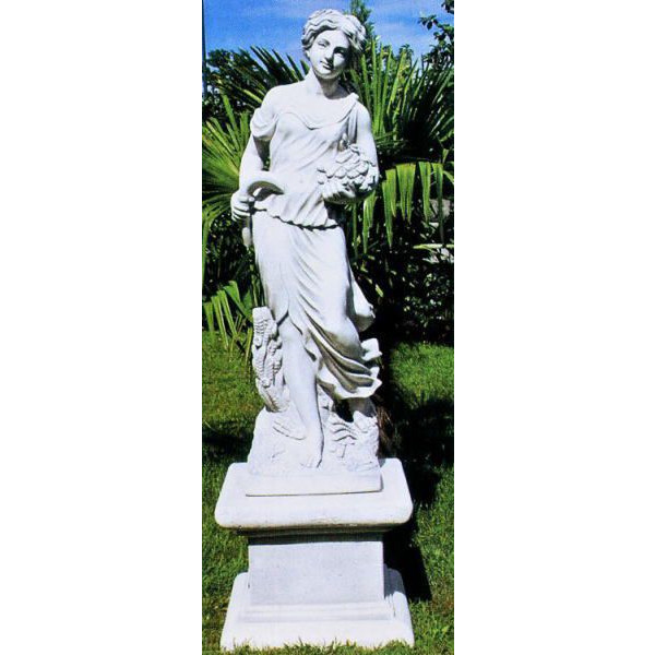 夏の乙女・イタリア石像・ガーデンオブジェ